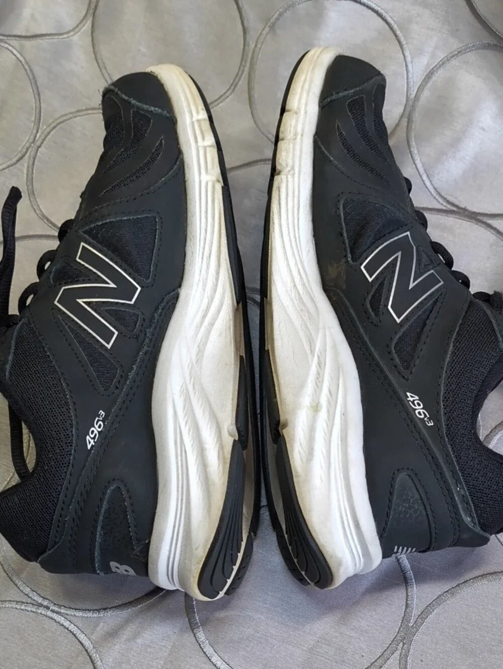 New Balance Women’s Black and White CUSH+ Running Sneaker AB